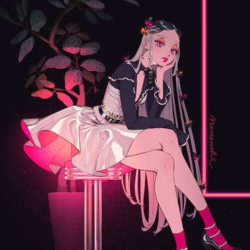 ネオンスカート