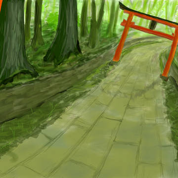 神社　参道