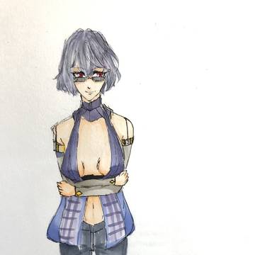 変な服を着せられたトンプソンの姐さん