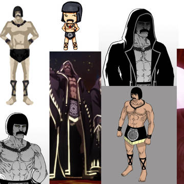アステカの男 KOF XIII コラージュ