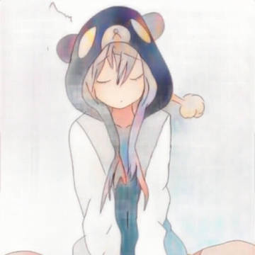 昔描いた。「色塗り自動」