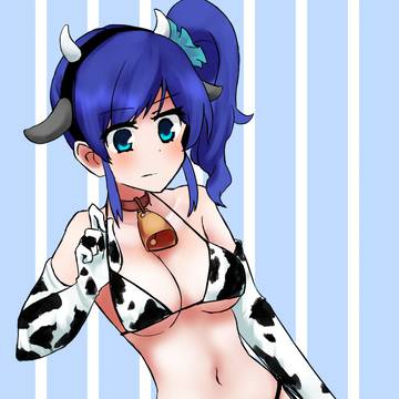 牛柄ビキニのやつ