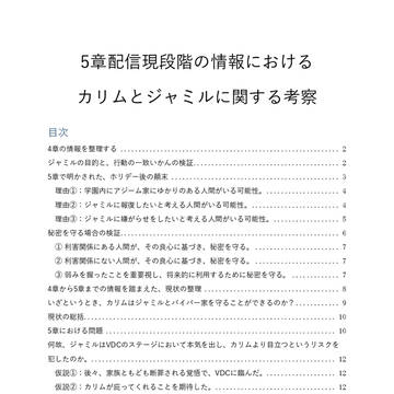 5章配信現段階の情報における、カリムとジャミルに関する考察