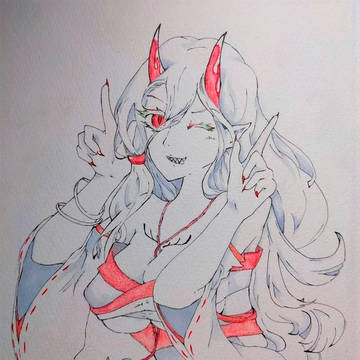 節分イラスト　鬼っ娘ちゃん