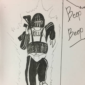 KIBAストアの警報を聞きダッシュしてくるKILLA