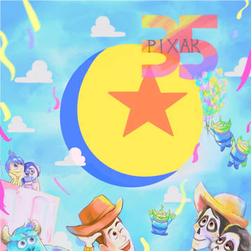 Happy Birthay to Pixar！💛❤️💙
