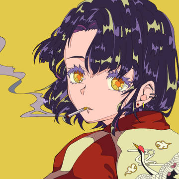 煙草と少女