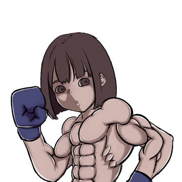 ボクシングをする子