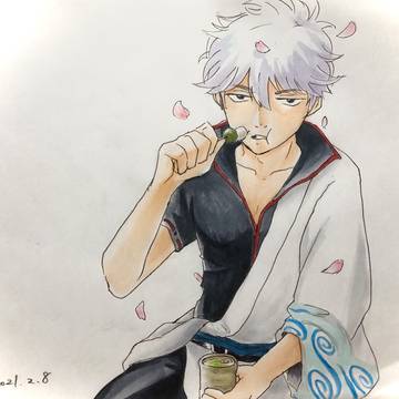 団子と銀さん