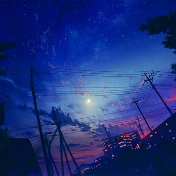 月と星