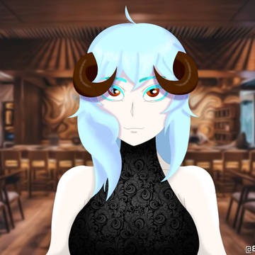 My OC Eliather a Sheep Girl