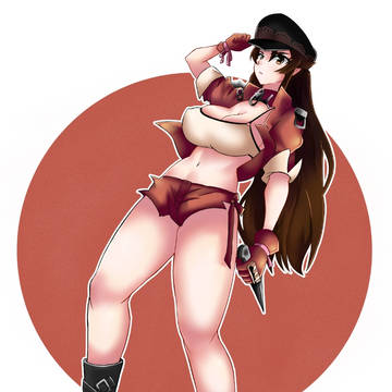 Soldier girl commission