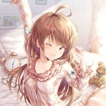 「まだ眠い…」