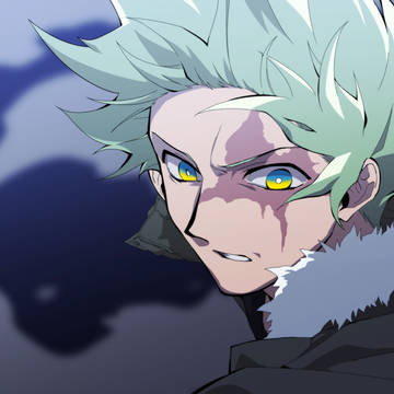 緑髪の男。