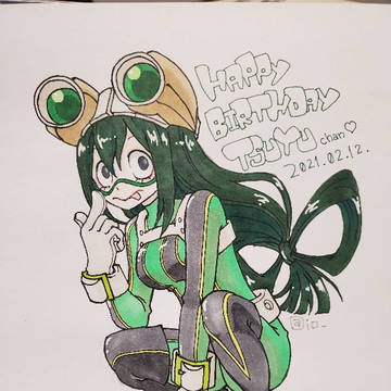 ヒロアカ 誕生日イラスト