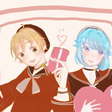 ショコラフェスともはじ🐰🍫