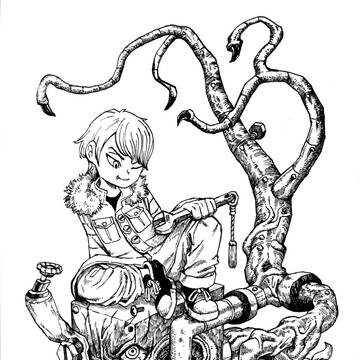 ペン画イラスト