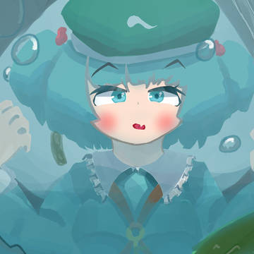 水中にとりーん