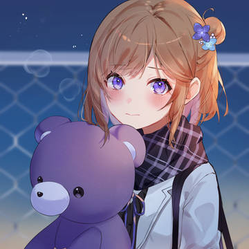 「くま取ってくれたお礼。」