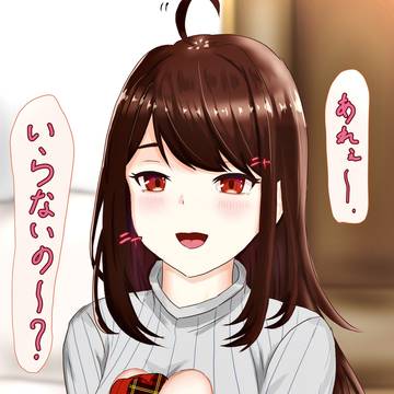 普通に渡してくれないお姉さん。。。