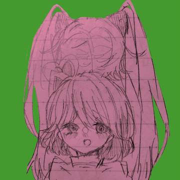 コンパス版食虫植物描いてます