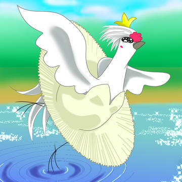 烏骨鶏の湖