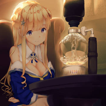 フレッチャーとコーヒーサイフォン