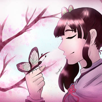 桜とカナヲ