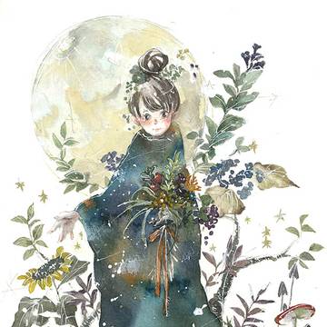 月下の実り