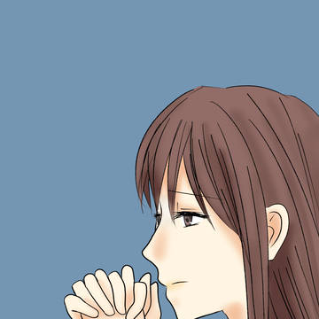 月明かりの下で