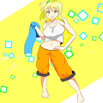 愛さんとタオル