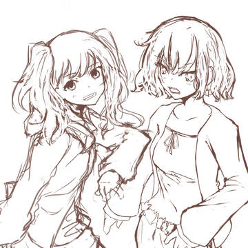 対ありラフ。