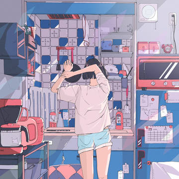「明け方」なイラスト