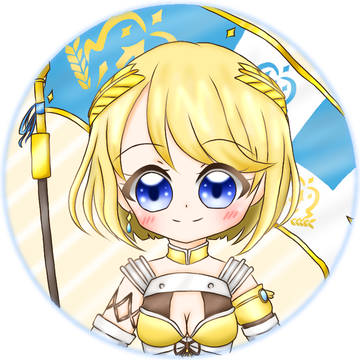 ジャンヌちゃんフリーアイコン【コンパス】