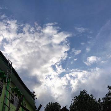 the perfect sky in my village