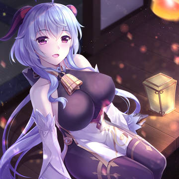 甘雨さんと海灯祭