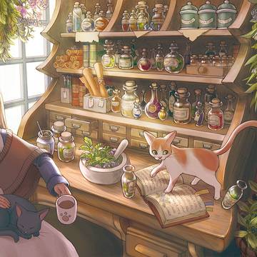 ねこと薬屋の休息