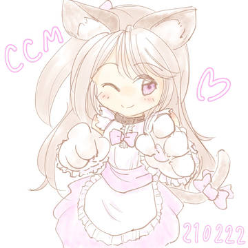 陽向ここみ　猫の日ver