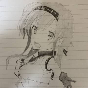 艦これ　照月　模写