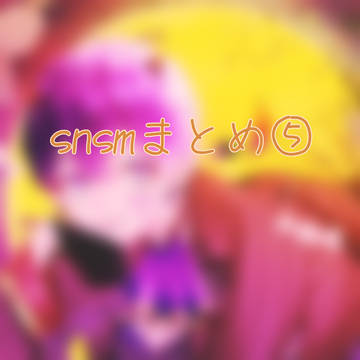 snsmまとめ⑤