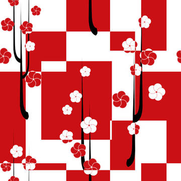 捻梅・紅白二色