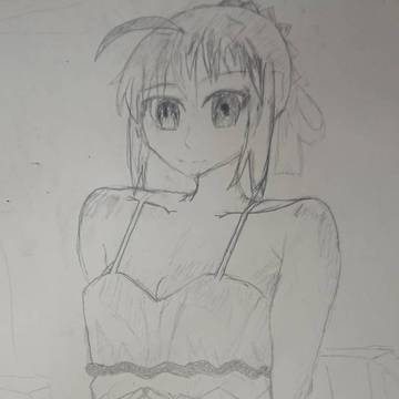 アルトリア・ペンドラゴン（模写）