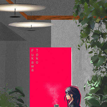 Fukawa Touko - In a Cafe