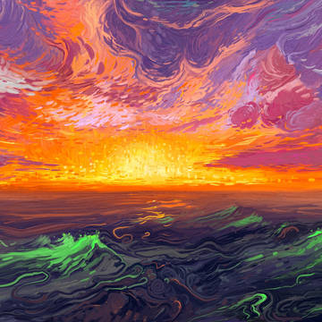 Malachite sea