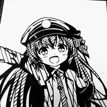 切り絵･紅