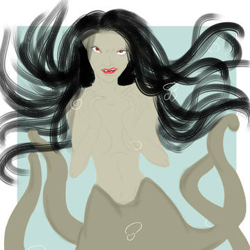 girl octopus