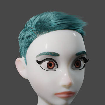 Porcelaine - Short Pixie / Crop