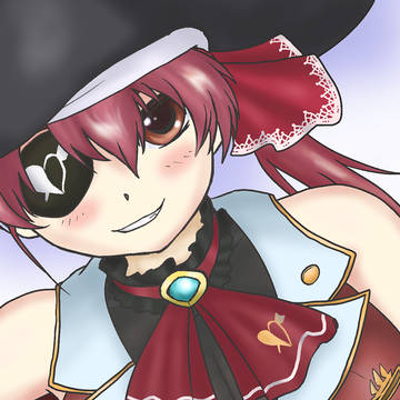 マリン船長を描きたくなったので