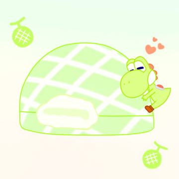 ヨッシーのメロンパン