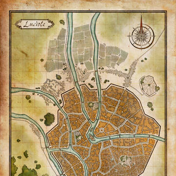 自創作用地図